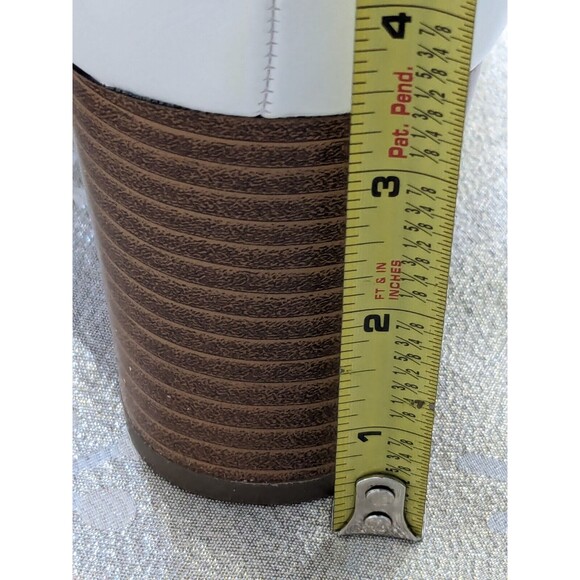 Liz Claiborne Women's sz 11M White Camelia 3 3/8" Heel Ankle Boots Buckles NWT - Picture 9 of 11